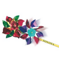 7" Multi-Color Metallic Pinwheel